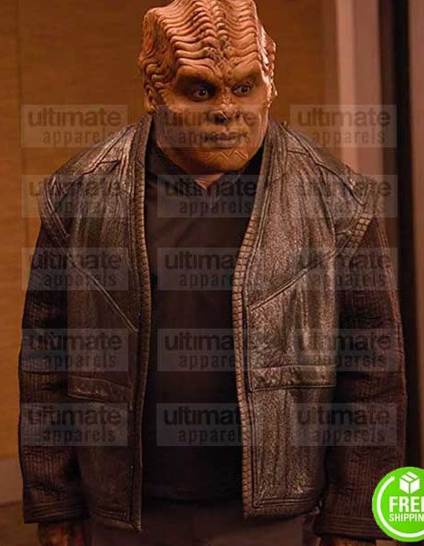 THE ORVILLE CHAD L. COLEMAN (KLYDEN) BLACK LEATHER VEST THE ORVILLE CHAD L. COLEMAN (KLYDEN) BLACK LEATHER VEST