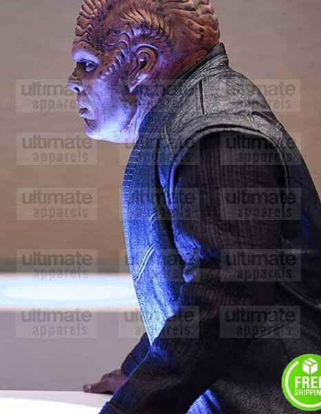 THE ORVILLE CHAD L. COLEMAN (KLYDEN) BLACK LEATHER VEST THE ORVILLE CHAD L. COLEMAN (KLYDEN) BLACK LEATHER VEST