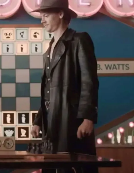 THE QUEEN'S GAMBIT BENNY WATTS TRENCH COAT THE QUEEN'S GAMBIT BENNY WATTS TRENCH COAT