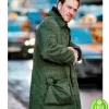 THE SNOWMAN MICHAEL FASSBENDER (HARRY HOLE) GREEN COTTON COAT THE SNOWMAN MICHAEL FASSBENDER (HARRY HOLE) GREEN COTTON COAT