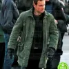 THE SNOWMAN MICHAEL FASSBENDER (HARRY HOLE) GREEN COTTON COAT THE SNOWMAN MICHAEL FASSBENDER (HARRY HOLE) GREEN COTTON COAT