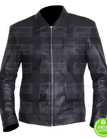 The Vampire Diaries Ian Somerhalder Damon Salvatore Leather Jacket
