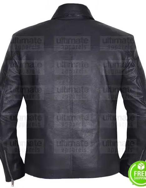 The Vampire Diaries Ian Somerhalder Damon Salvatore Leather Jacket