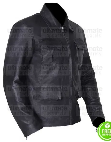 The Vampire Diaries Ian Somerhalder Damon Salvatore Leather Jacket