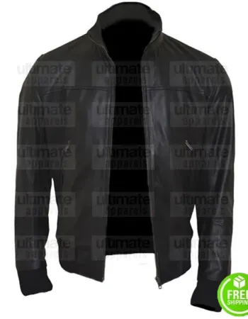 The Vampire Diaries Season 4 Lan Somerhalder Leather Jacket