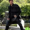 THE WOLVERINE HUGH JACKMAN (LOGAN) BLACK COTTON COAT THE WOLVERINE HUGH JACKMAN (LOGAN) BLACK COTTON COAT