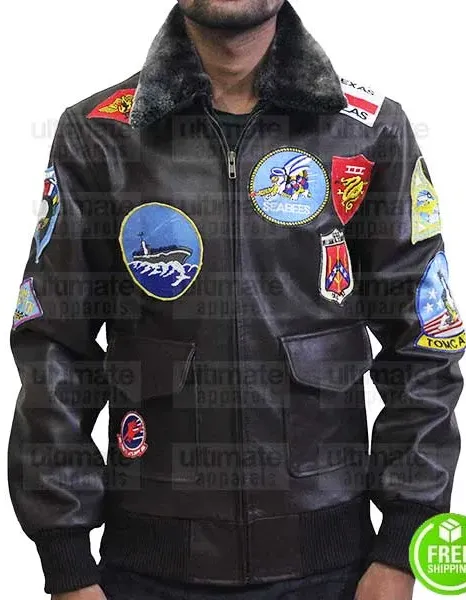 Top Gun Tom Cruise Bomber Replica Aviator Flight Jacket Top Gun Tom Cruise Bomber Replica Aviator Flight Jacket