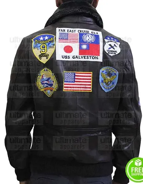 Top Gun Tom Cruise Bomber Replica Aviator Flight Jacket Top Gun Tom Cruise Bomber Replica Aviator Flight Jacket