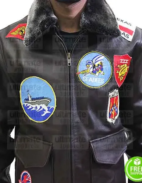 Top Gun Tom Cruise Bomber Replica Aviator Flight Jacket Top Gun Tom Cruise Bomber Replica Aviator Flight Jacket
