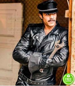 TOM OF FINLAND NIKLAS HOGNER (KAKE) BLACK LEATHER JACKET
