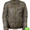MEN'S CAFE RACER TRIPLE STITCHED GREEN DISTRESSED LEATHER JACKET