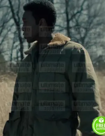 TRUE DETECTIVE MAHERSHALA ALI (WAYNE HAYS) BROWN FUR COLLAR COTTON JACKET