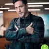 VENOM TOM HARDY (EDDIE BROCK) BLACK LEATHER JACKET