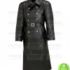 Ww2 German Schutzstaffel Black Trench Coat Ww2 German Schutzstaffel Black Trench Coat