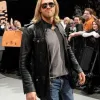 WWE EDGE WRESTLER BLACK LEATHER JACKET WWE EDGE WRESTLER BLACK LEATHER JACKET