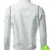 SLIM FIT GENUINE LAMBSKIN WHITE WHITE LEATHER JACKET SLIM FIT GENUINE LAMBSKIN WHITE WHITE LEATHER JACKET