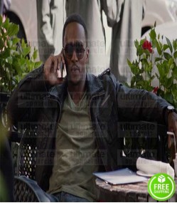 CAPTAIN AMERICA WINTER SOLDIER ANTHONY MACKIE (FALCON) BLACK BOMBER JACKET