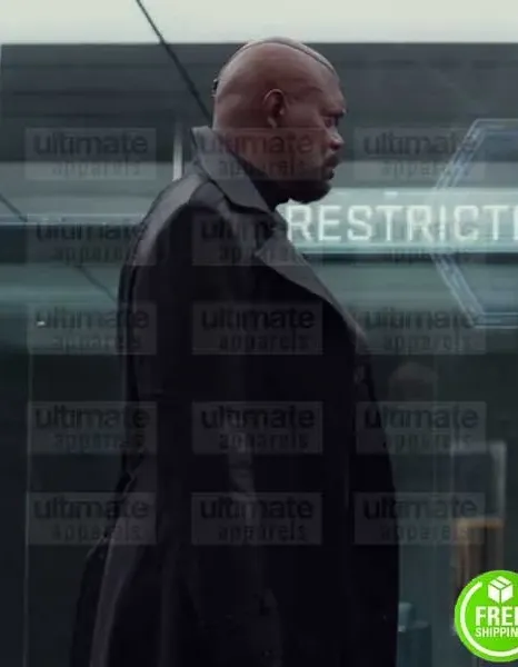 CAPTAIN AMERICA WINTER SOLDIER SAMUEL L. JACKSON (NICK FURY) COTTON COAT