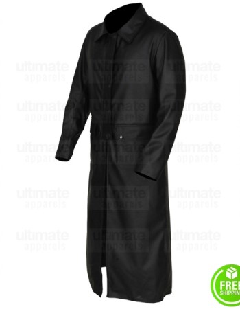 WWE Wrestler Steve Borden Sting Black Leather Coat