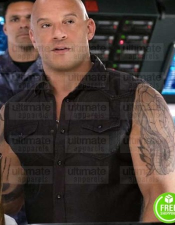 XXX RETURN OF XANDER CAGE VIN DIESEL (XANDER CAGE) BLACK COTTON VEST