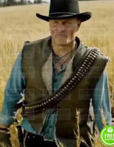 ZOMBIELAND DOUBLE TAP WOODY HARRELSON (TALLAHASSEE) LEATHER VEST ZOMBIELAND DOUBLE TAP WOODY HARRELSON (TALLAHASSEE) LEATHER VEST