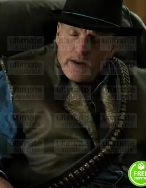 ZOMBIELAND DOUBLE TAP WOODY HARRELSON (TALLAHASSEE) LEATHER VEST ZOMBIELAND DOUBLE TAP WOODY HARRELSON (TALLAHASSEE) LEATHER VEST
