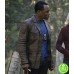 IZOMBIE MALCOLM GOODWIN (CLIVE BABINEAUX) BROWN LEATHER JACKET