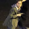 21 BRIDGES SIENNA MILLER GREEN JACKET