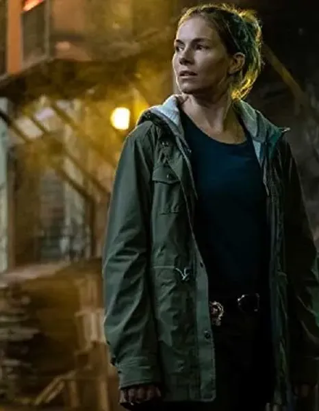 21 BRIDGES SIENNA MILLER GREEN JACKET
