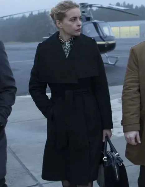 A MOST WANTED MAN NINA HOSS BLACK COAT A MOST WANTED MAN NINA HOSS BLACK COAT
