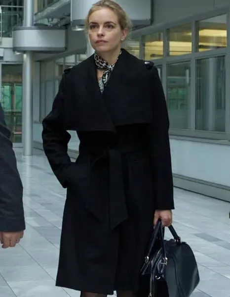 A MOST WANTED MAN NINA HOSS BLACK COAT A MOST WANTED MAN NINA HOSS BLACK COAT