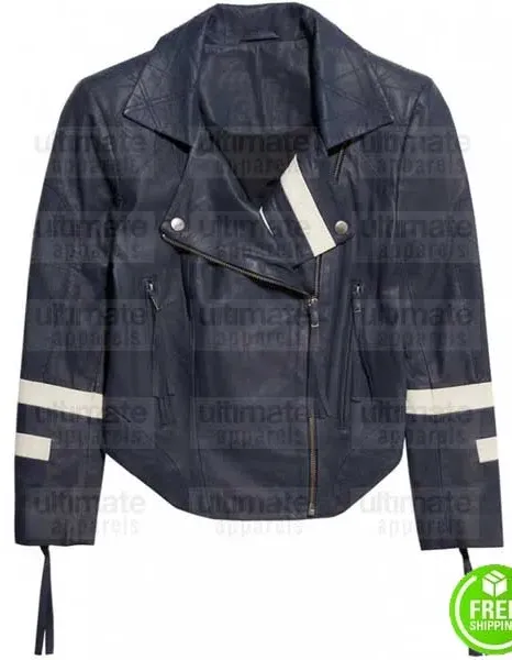 AGENTS OF SHIELD CHLOE BENNET (DAISY JOHNSON) BLUE LEATHER JACKET AGENTS OF SHIELD CHLOE BENNET (DAISY JOHNSON) BLUE LEATHER JACKET
