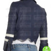 AGENTS OF SHIELD CHLOE BENNET (DAISY JOHNSON) BLUE LEATHER JACKET