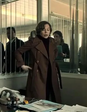 ALL THE MONEY IN THE WORLD MICHELLE WILLIAMS BROWN COAT ALL THE MONEY IN THE WORLD MICHELLE WILLIAMS BROWN COAT