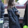 ANTLERS KERI RUSSELL (JULIA MEADOWS) GREY WOOL COAT ANTLERS KERI RUSSELL (JULIA MEADOWS) GREY WOOL COAT