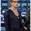 ARROW SEASON 5 EMILY BETT RICKARDS BLUE JACKET ARROW SEASON 5 EMILY BETT RICKARDS BLUE JACKET