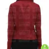 ARROW WILLA HOLLAND (THEA QUEEN) RED SUEDE JACKET ARROW WILLA HOLLAND (THEA QUEEN) RED SUEDE JACKET