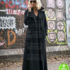 ATOMIC BLONDE CHARLIZE THERON (LORRAINE BROUGHTON) BLACK COAT ATOMIC BLONDE CHARLIZE THERON (LORRAINE BROUGHTON) BLACK COAT