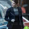 AVENGERS INFINITY WAR COBIE SMULDERS (MARIA HILL) BLACK SUEDE LEATHER JACKET AVENGERS INFINITY WAR COBIE SMULDERS (MARIA HILL) BLACK SUEDE LEATHER JACKET