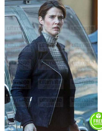 AVENGERS INFINITY WAR COBIE SMULDERS (MARIA HILL) BLACK SUEDE LEATHER JACKET AVENGERS INFINITY WAR COBIE SMULDERS (MARIA HILL) BLACK SUEDE LEATHER JACKET