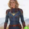 Captain Marvel Brie Larson Carol Danvers Leather Costume Jacket Captain Marvel Brie Larson Carol Danvers Leather Costume Jacket