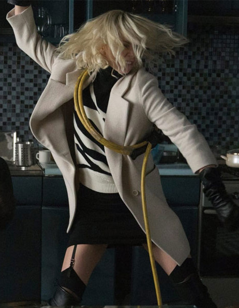 ATOMIC BLONDE CHARLIZE THERON COAT ATOMIC BLONDE CHARLIZE THERON COAT
