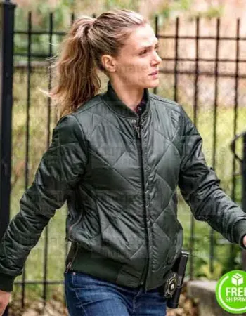 CHICAGO P.D TRACY SPIRIDAKOS (HAILEY UPTON) GREEN BOMBER JACKET