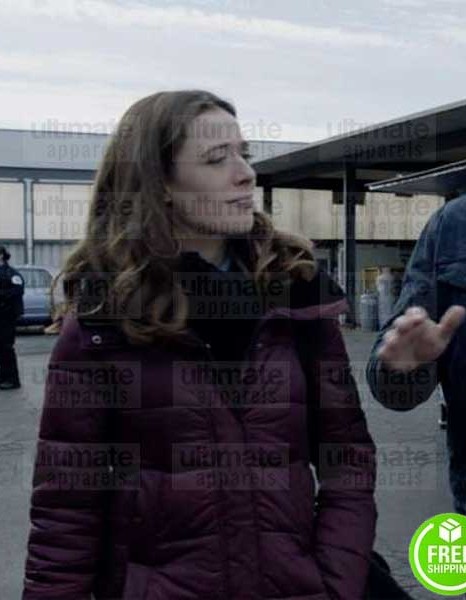 CHICAGO P.D MARINA SQUERCIATI (KIM BURGESS) RED SATIN JACKET CHICAGO P.D MARINA SQUERCIATI (KIM BURGESS) RED SATIN JACKET