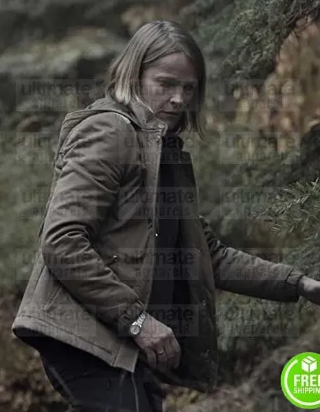 DARK KAROLINE EICHORN (CHARLOTTE DOPPLER) BROWN COTTON JACKET DARK KAROLINE EICHORN (CHARLOTTE DOPPLER) BROWN COTTON JACKET