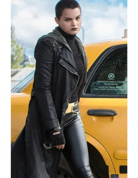 DEADPOOL BRIANNA HILDEBRAND BLACK COAT