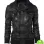 DOUBLE COLLAR BOMBER LEATHER JACKET
