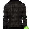 DOUBLE COLLAR BOMBER LEATHER JACKET