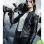 ZOMBIELAND DOUBLE TAP EMMA STONE (WICHITA) BLACK LEATHER JACKET