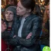 ZOMBIELAND DOUBLE TAP EMMA STONE (WICHITA) BLACK LEATHER JACKET